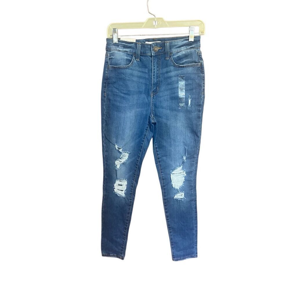 So Super High Rise distressed  Ultimate Jegging Sz 7 NWT